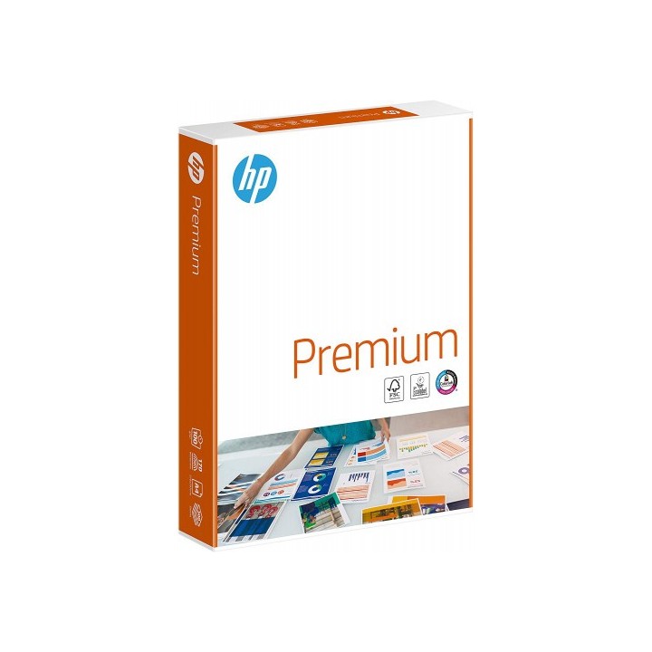 hp paquete 500h papel 80gr a4 hp premium 80gr. cie170 hp 40003888  pack: 5 unidades
