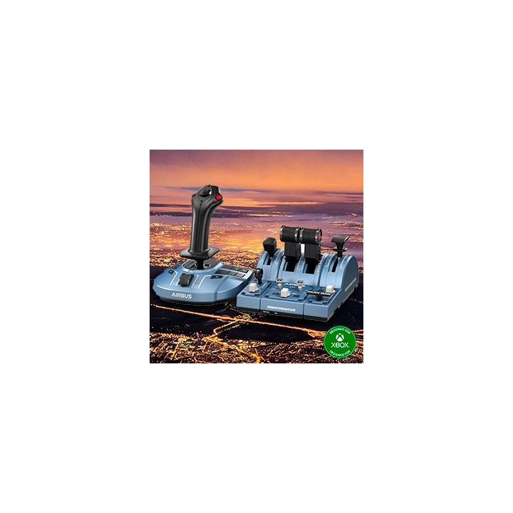 thrustmaster thrustmaster joystick tca captain pack x airbus edition para pc / xbox