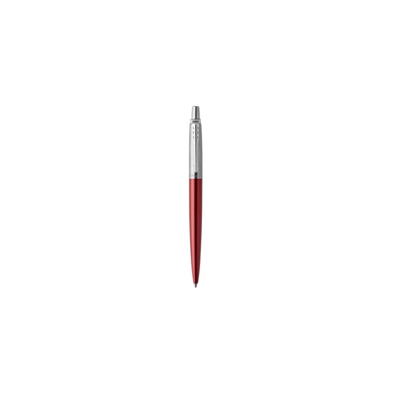 parker boligrafo retractil jotter kensington rojo con ribete cromado punto medio tinta azul parker 1