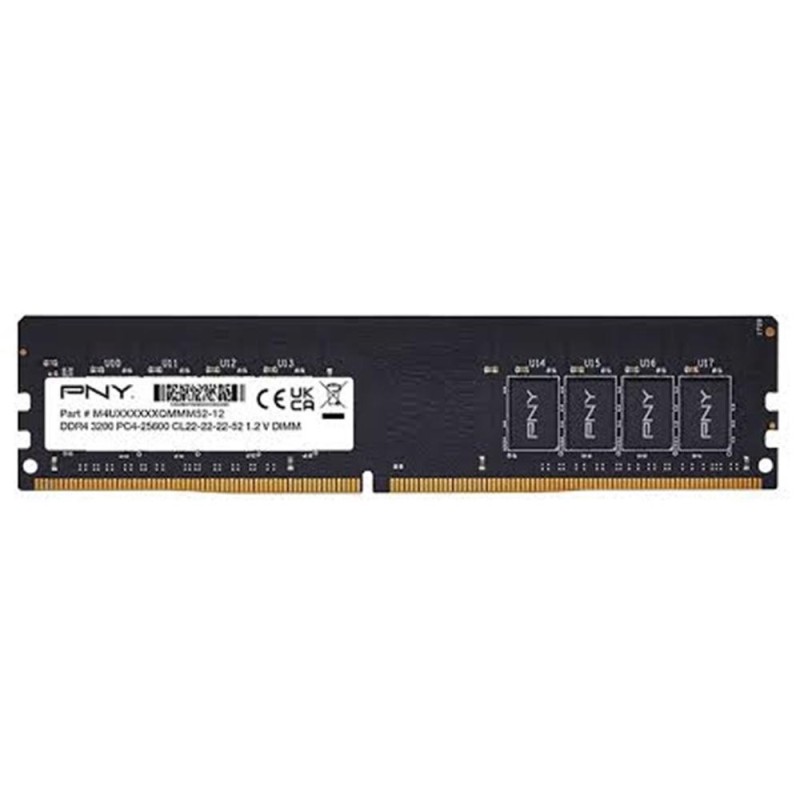 pny memoria ddr4 8gb 3200mhz dimm pc4 - 25600 pny perfomance bulk