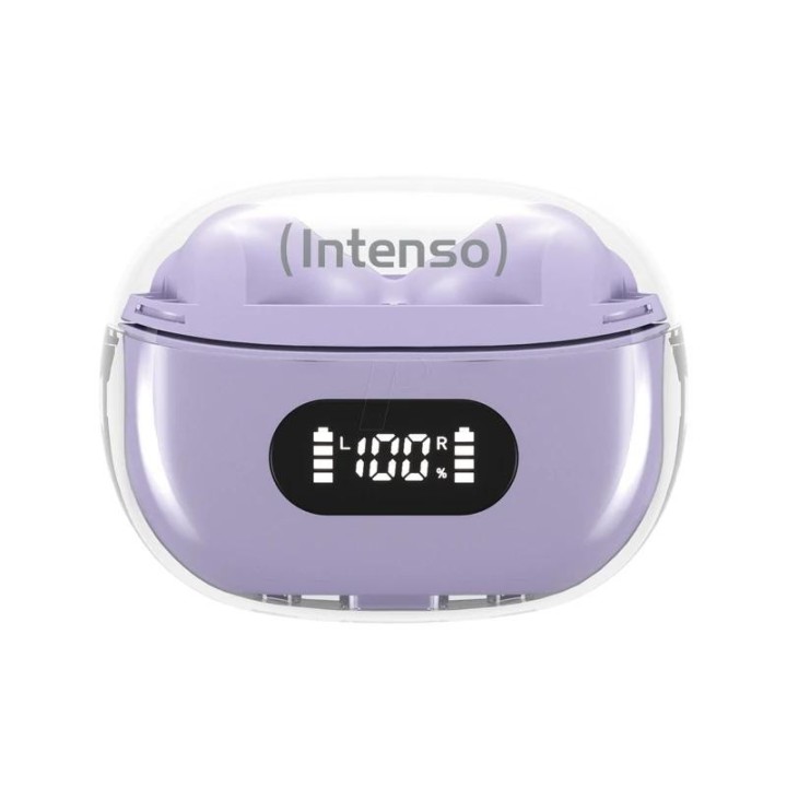 intenso  buds plus auriculares tws anc+enc  lila