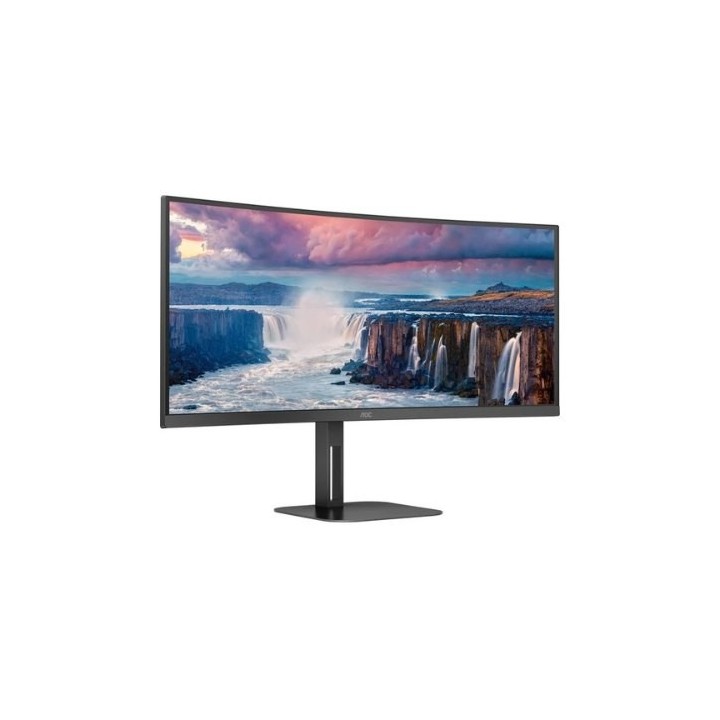 monitor led 34  aoc cu34v5c negro va wqhd 100hz 1xhdmi 1xdp 4xusb 1xusb-c multimedia