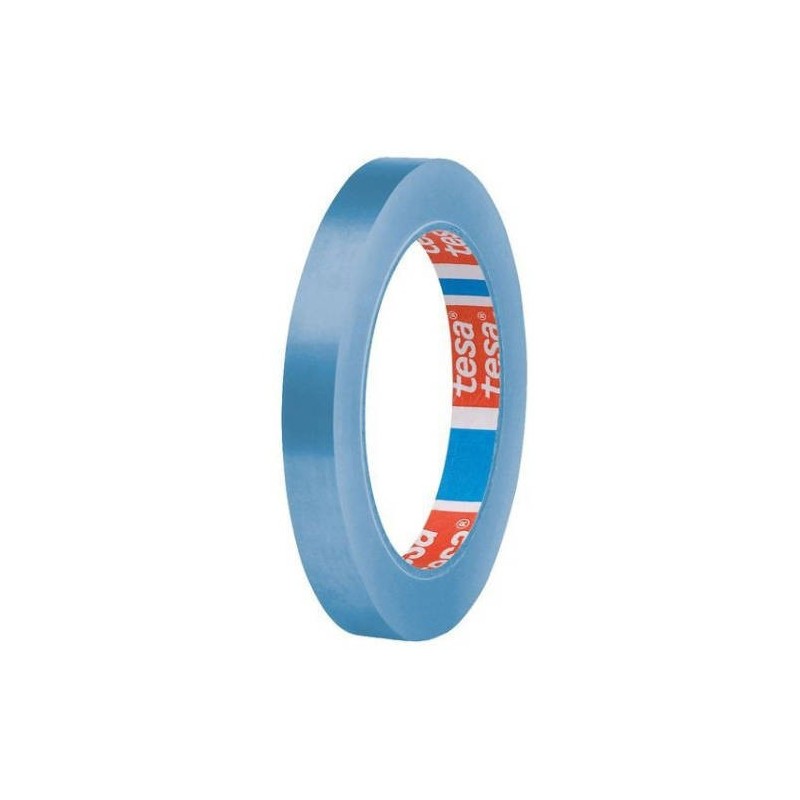 tesa cinta de embalaje en pvc de colores 12mm.x66m. azul tesa 62204-00008-00  pack: 12 unidades