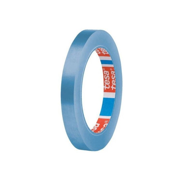 tesa cinta de embalaje en pvc de colores 12mm.x66m. azul tesa 62204-00008-00  pack: 12 unidades