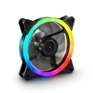 ventilador caja sharkoon shark blades fan 120x120x 25,5 mm rgb led
