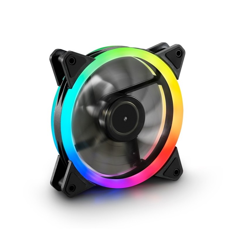 ventilador caja sharkoon shark blades fan 120x120x 25,5 mm rgb led