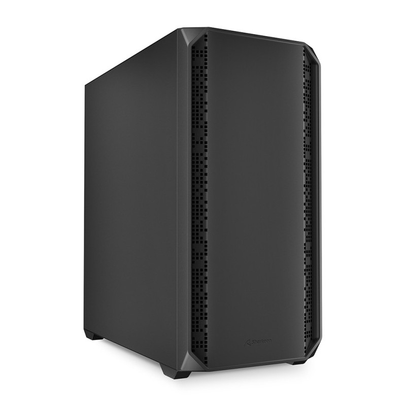 caja gaming atx sharkoon ak2  negro 2xvent 120mm 1xusbc sn fuente negro