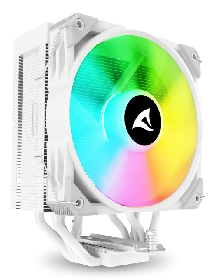 ventilador cpu sharkoon a50 rgb 120mm blanco
