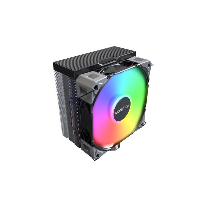 disipador montech nx400 black argb 120mm  multisocket  2000rpm