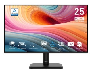 msi msi monitor pro mp251l e2.  24.5 plano. ips. 1920x1080. 120hz. negro.