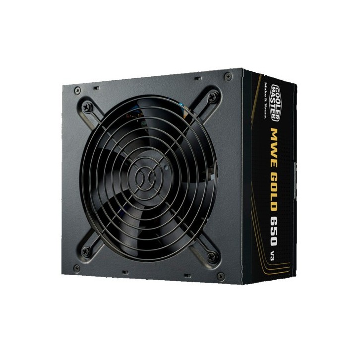 cooler master fuente alimentacion cooler master mwe gold 650 v3 650w atx 3.1 non modullar (mpe-6502-