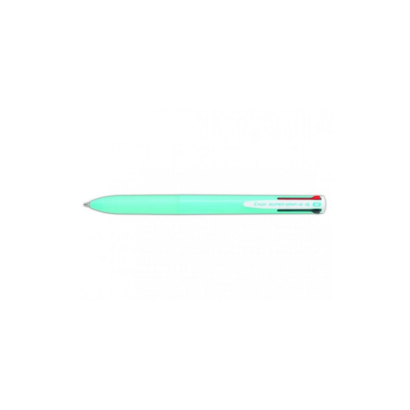 pilot boligrafo supergrip g - 4 colores - cuerpo color- azul claro pilot bpkgg-35m-lb