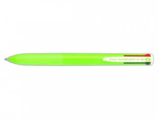 pilot boligrafo supergrip g - 4 colores - cuerpo color- verde lima pilot bpkgg-35m-lg  pack: 12 unid