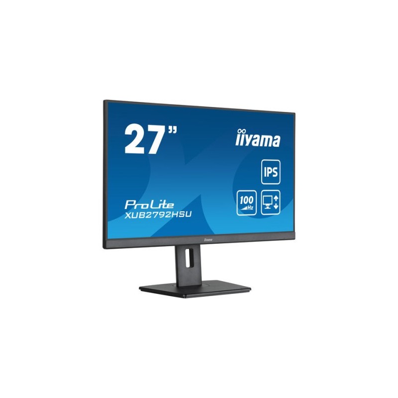 iiyama monitor iiyama 27 prolite xub2792hsu-b6, ips, 100hz, 0,4ms, usb, hdmi, displayport, alt 2x2w,