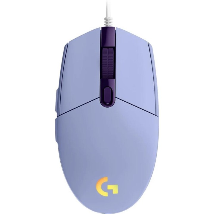 logitech raton gaming logitech g102 lightsync lila