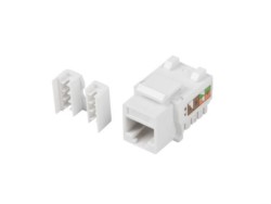 conector keystone lanberg cat.5e utp rj45 90 grados