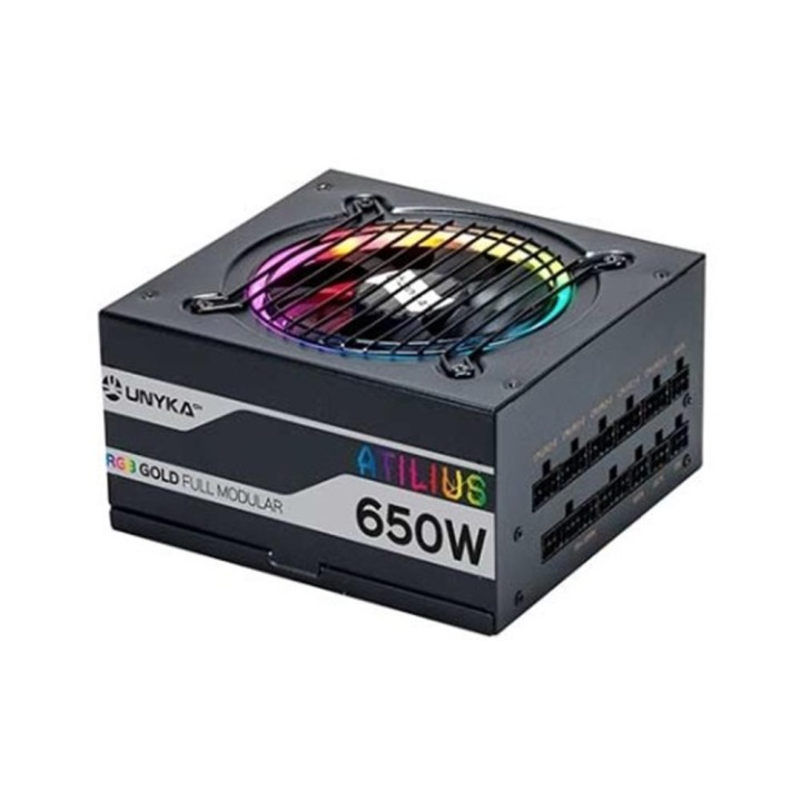unykach fuente de alimentacion unykach atilius gaming atx 650w
