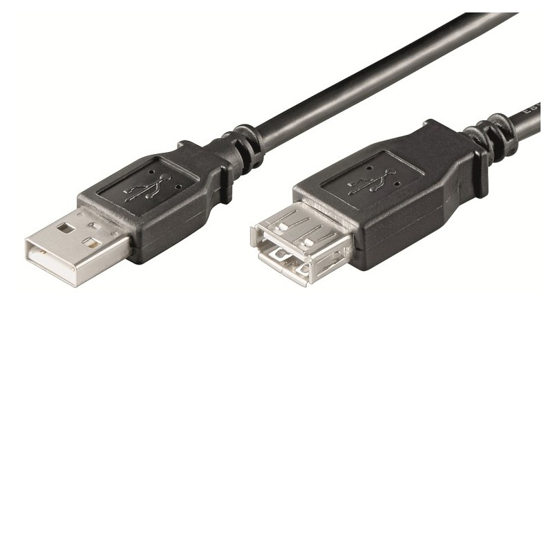 cable alargador usb ewent usb-a macho usb-a hembra 1m