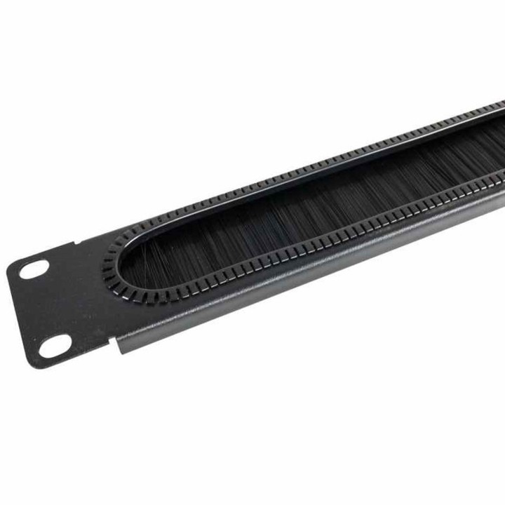 wp european cabling solution panel pasacable entrada cables con cepillo para armario rack 19 pulgada