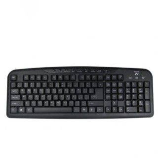 teclado ewent mulimedia portugues usb negro