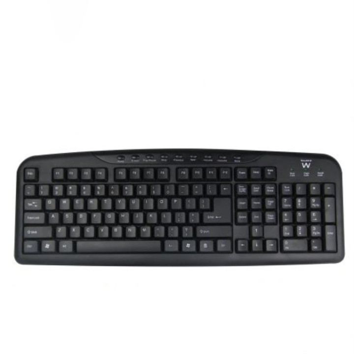 teclado ewent mulimedia portugues usb negro