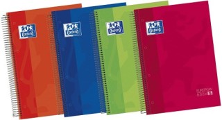 oxford cuaderno europeanbook 5 tapa extradura a4+ 120 hojas 5x5 colores vivos 50% hojas gratis oxfor