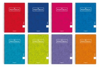 papyrus cuaderno tapa contracolada uniclasic 4o 80 hojas 90gr. 4x4 colores surtidos papyrus 8851099