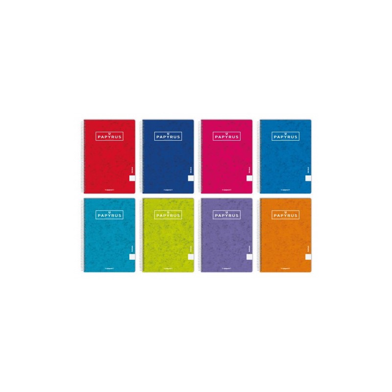 papyrus cuaderno tapa contracolada uniclasic 4o 80 hojas 90gr. 4x4 colores surtidos papyrus 8851099