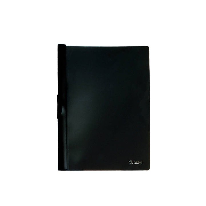 dohe dossieres clip negro a4 230x310 dohe 90418  pack: 8 unidades