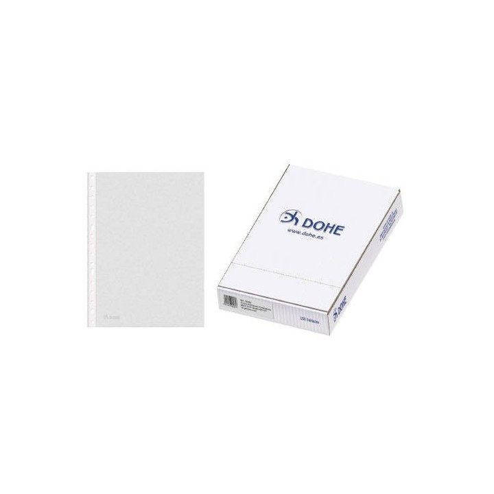 dohe caja 100 fundas multitaladro basic plus a4 235x305 dohe 90581