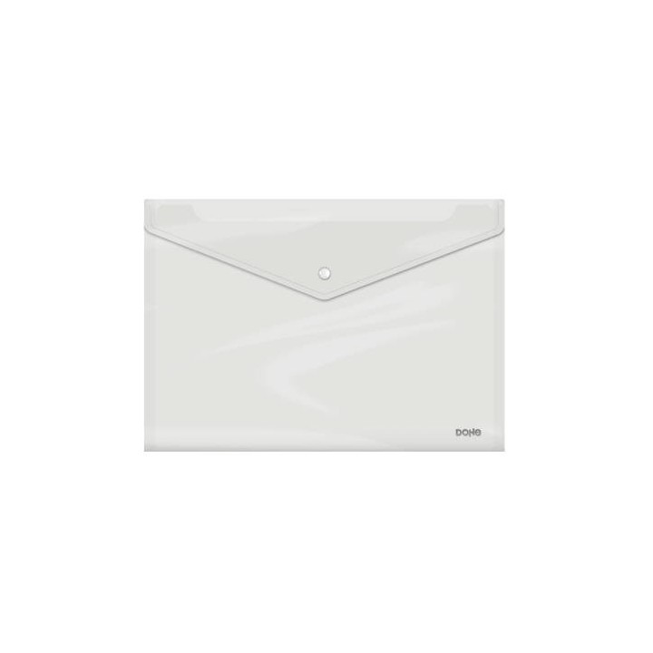 dohe sobres polipropileno broche transparente folio apaisado 335x235 dohe 91482  pack: 10 unidades