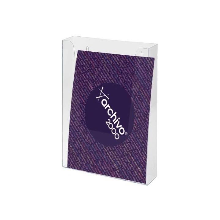 archivo 2000 portafolletos mural premium 1/3 a4 vertical 45x115x180mm archivo 2000 9006cstp