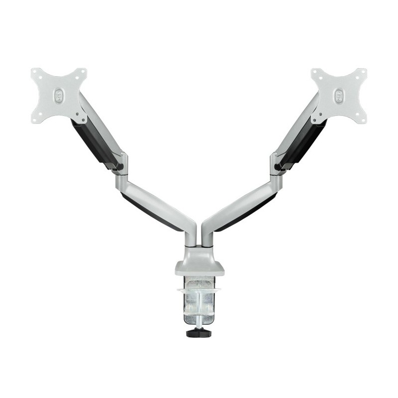 soporte mesa monitor tooq db3132tnr-s 13-32 2 pantallas max 9kg por brazo