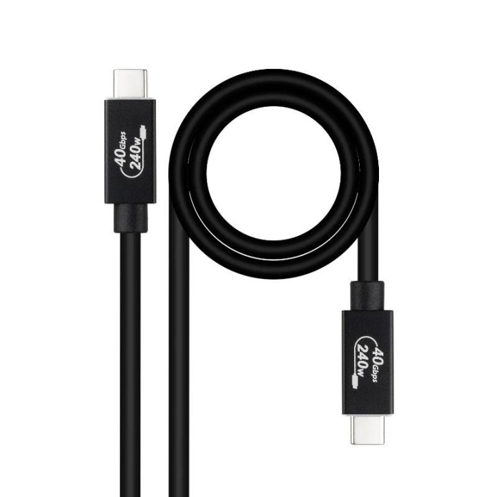 nanocable cable usb4 gen3x2 40gbps 240w usb-c 1m