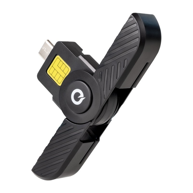 lector tarjetas tooq dnie usb-c 2.0 negro