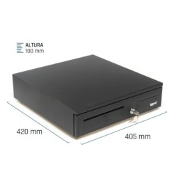 iggual cajon portamonedas iron-50 42cm 5+8 negro