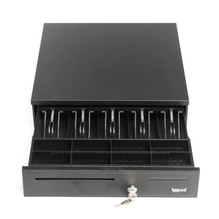 iggual cajon portamonedas iron-50 42cm 5+8 negro