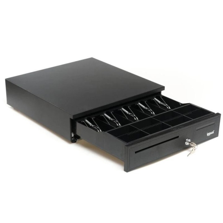 iggual cajon portamonedas iron-50 42cm 5+8 negro