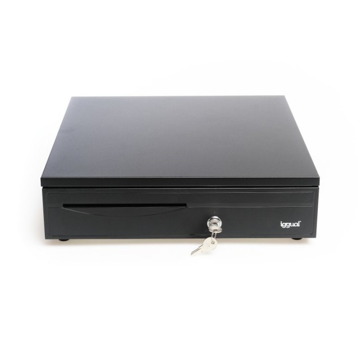iggual cajon portamonedas iron-30 42cm 5+5 negro
