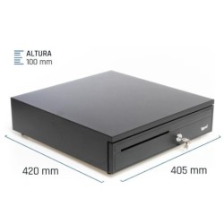 iggual cajon portamonedas iron-30 42cm 5+5 negro