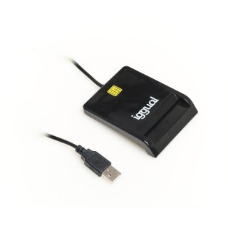 iggual lector dni sip tarjetas id usb 2.0 negro