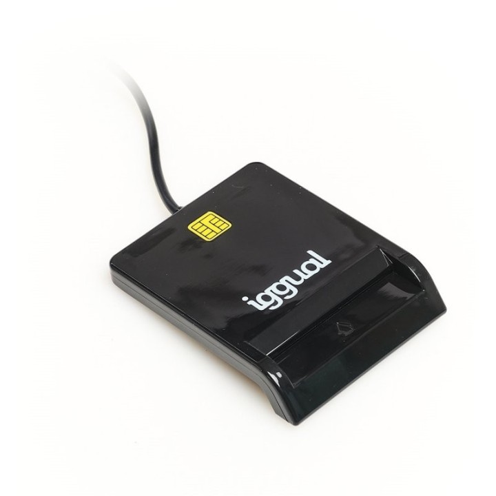 iggual lector dni sip tarjetas id usb 2.0 negro