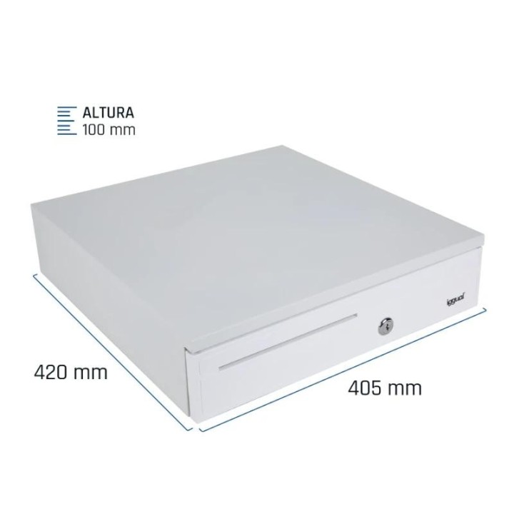 iggual cajon portamonedas iron-30pw 5+5 blancopuro