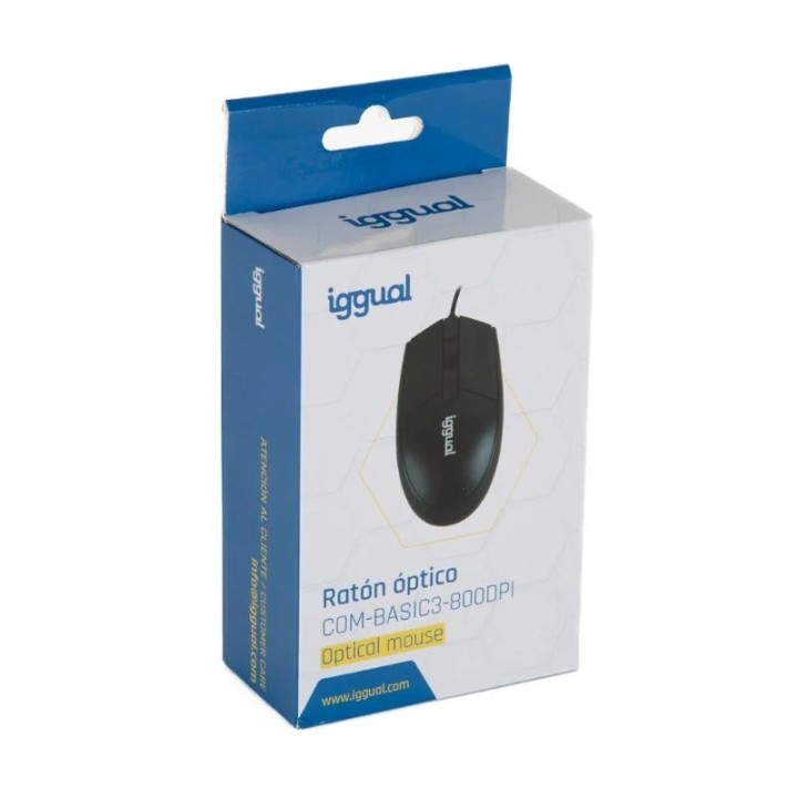 iggual raton optico com-basic3-800dpi negro