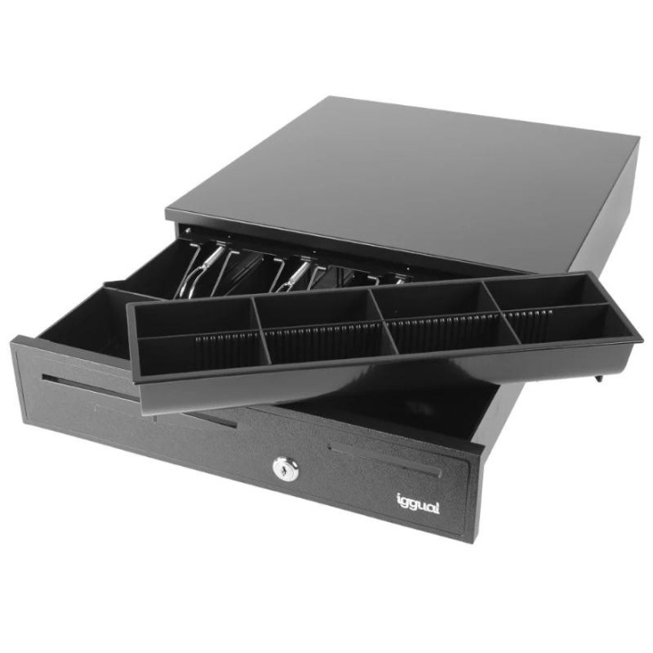 iggual cajon portamonedas iron-20 42cm 4+8 negro