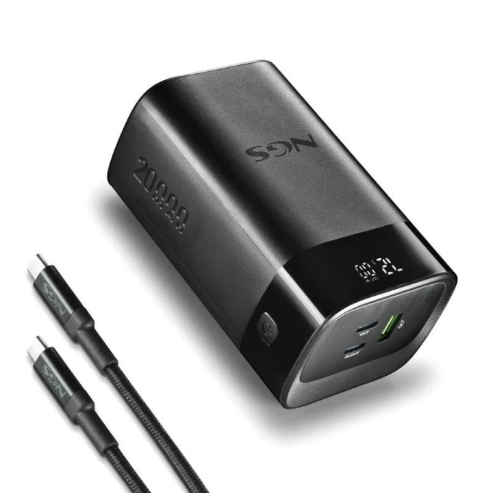 ngs bateria externa portatil carga rapida 65w