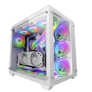 mars gaming caja ordenador mars gaming mcv3 premium xxl blanco e - atx 1 x usb 3.0 2 x usb 2.0