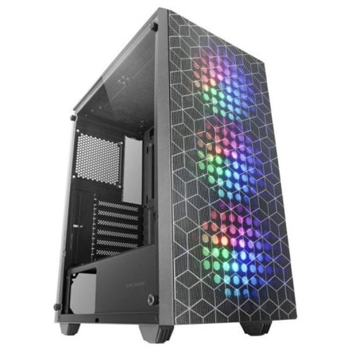 mars gaming caja ordenador mars gaming mc - mag atx frgb cristal templado negro