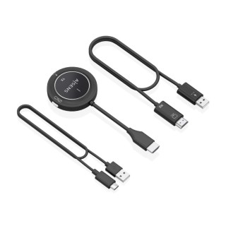 cargador hdmi inalambrico aisens 1080p 30m negro