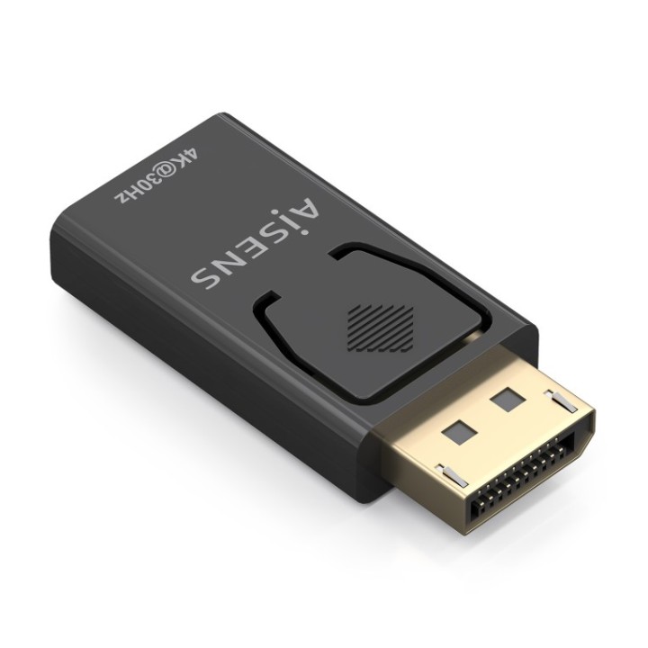 conversor aisens displayport a hdmi 4k30hz dp/m-hdmi/h negro